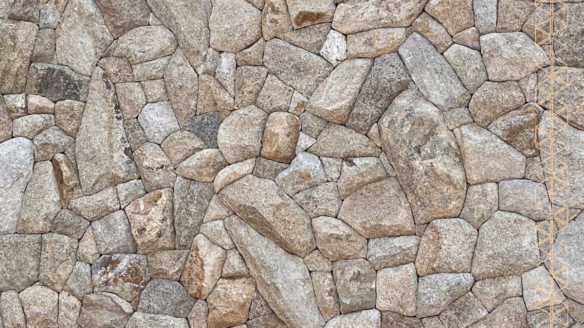 Detalhe de aplicação de pedras